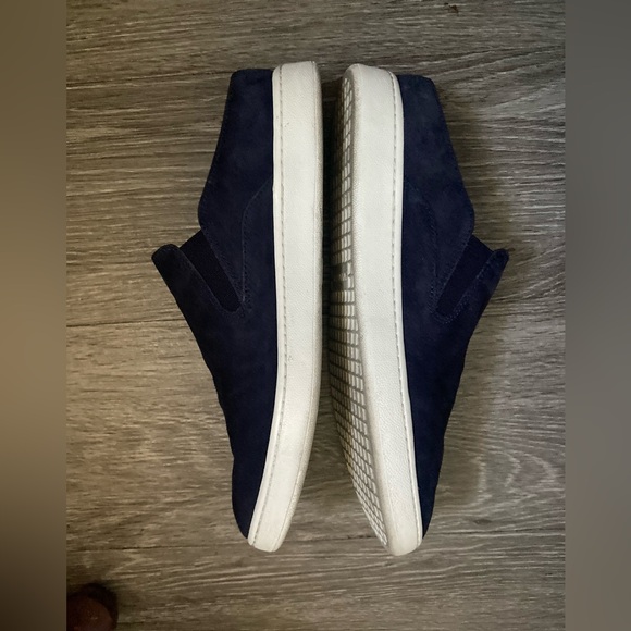 Vince Women's Navy Suede Mules - Picture 3 of 5